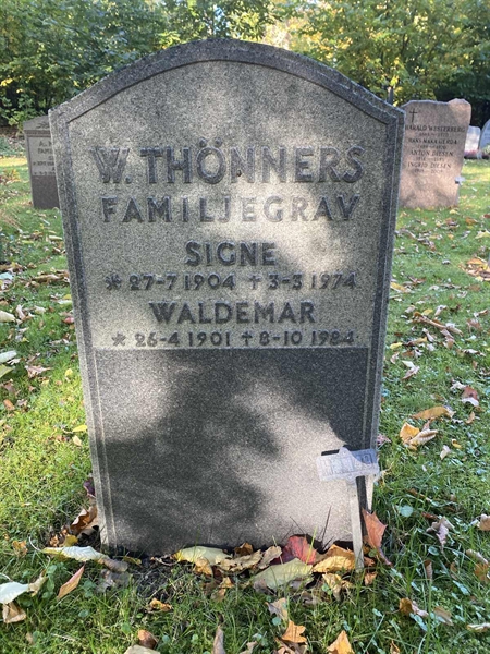 Grave number: 1 H   149