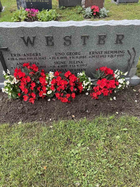 Grave number: N 4 3   307-308
