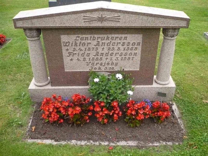 Grave number: SKF E   128, 129