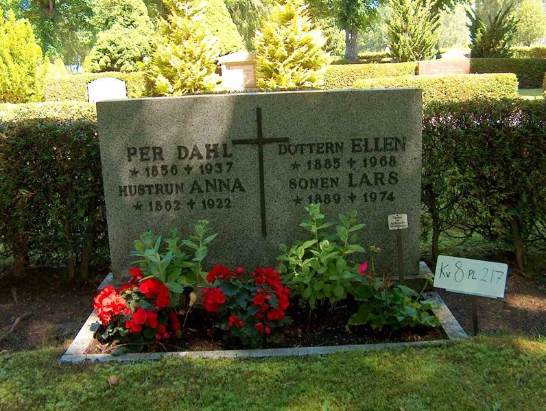 Grave number: HÖB 8   217
