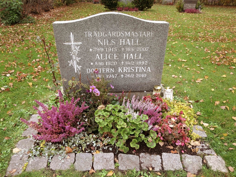 Grave number: HNB I    36