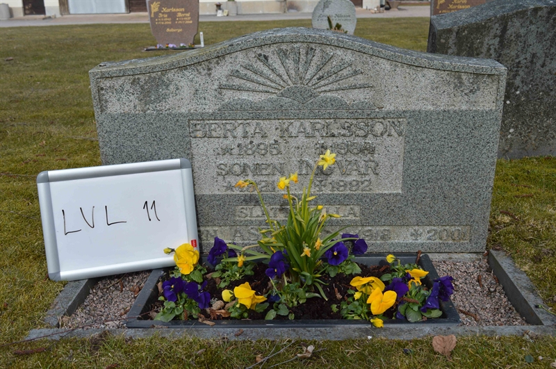Grave number: LV L    11