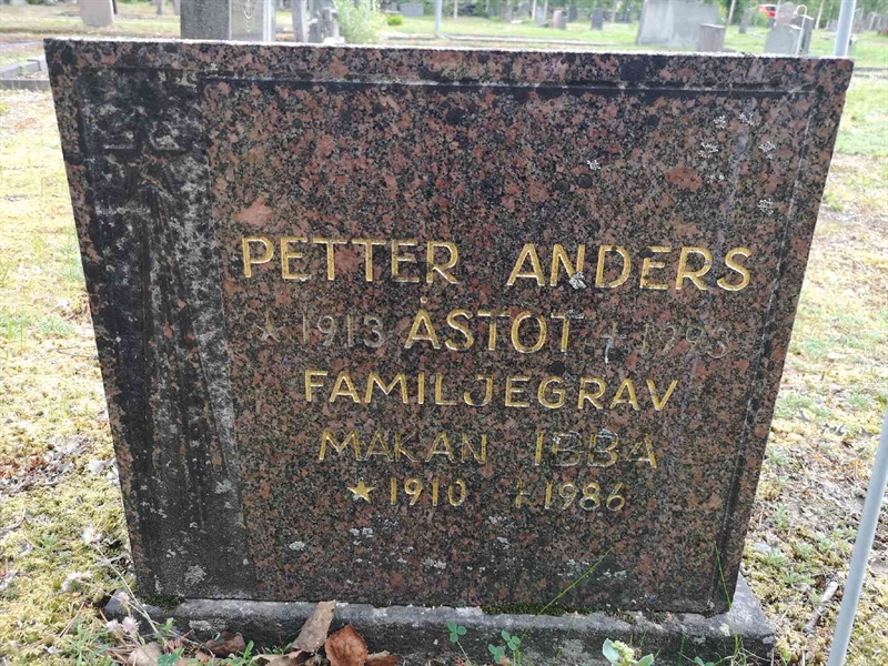 Grave number: SK O    19