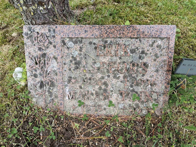 Grave number: GR LU A    67