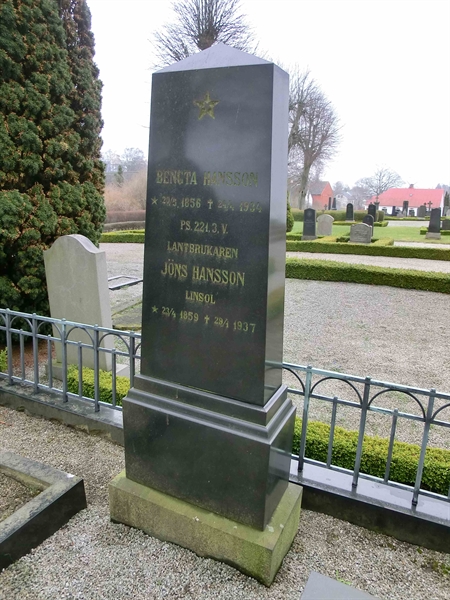 Grave number: SÅ    034