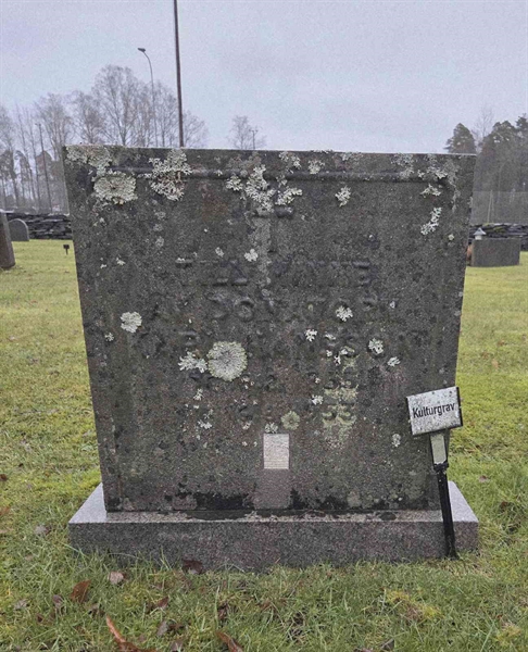 Grave number: 1 Y   112