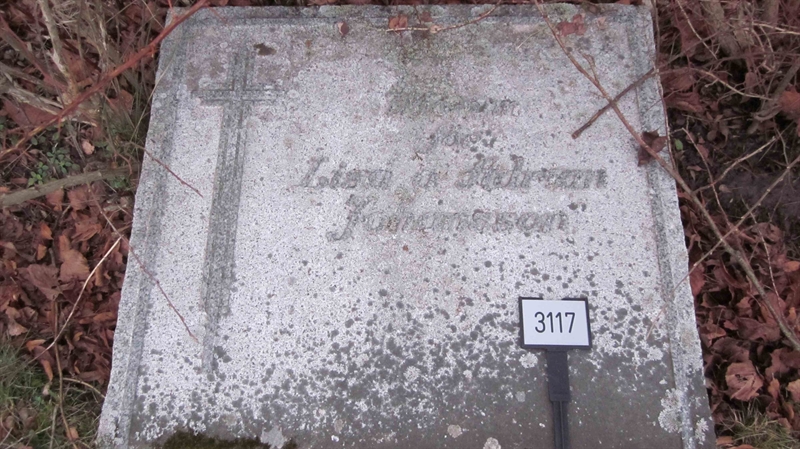 Grave number: KG H  3116, 3117