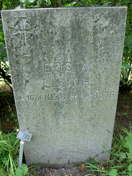 Grave number: 1 L   67