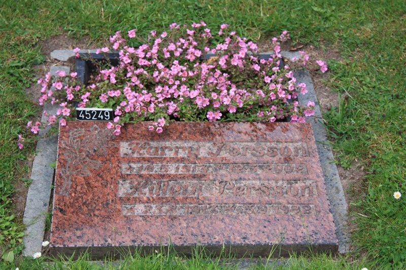 Grave number: Ö 45   249