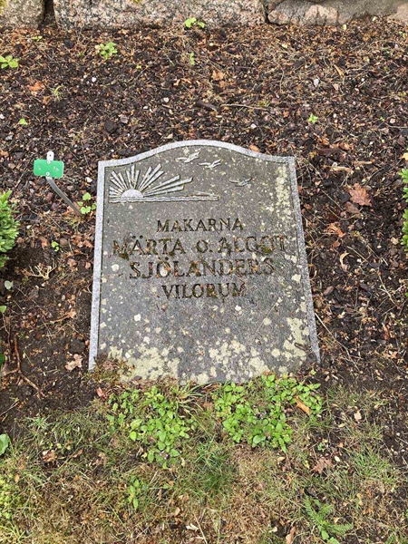 Grave number: Kärn ny A    36