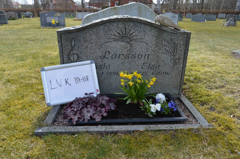 Grave number: LV K   117, 118