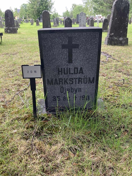 Grave number: 2 D    16