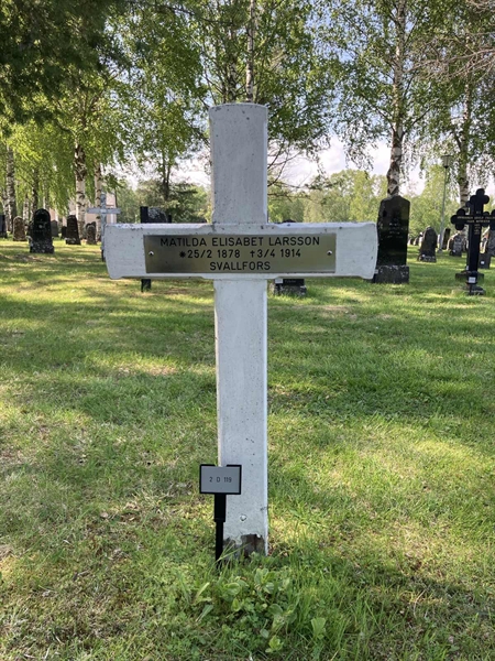 Grave number: 2 D   119