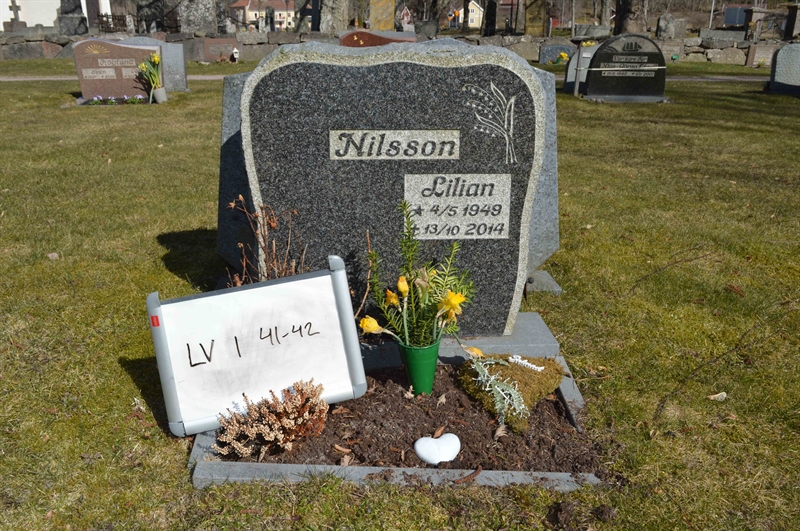 Grave number: LV I    41, 42