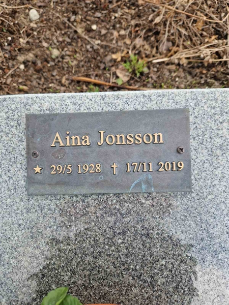 Grave number: 501 07 3A, 3B