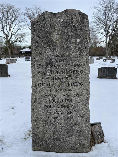 Gravnummer: SJ D     3, 4