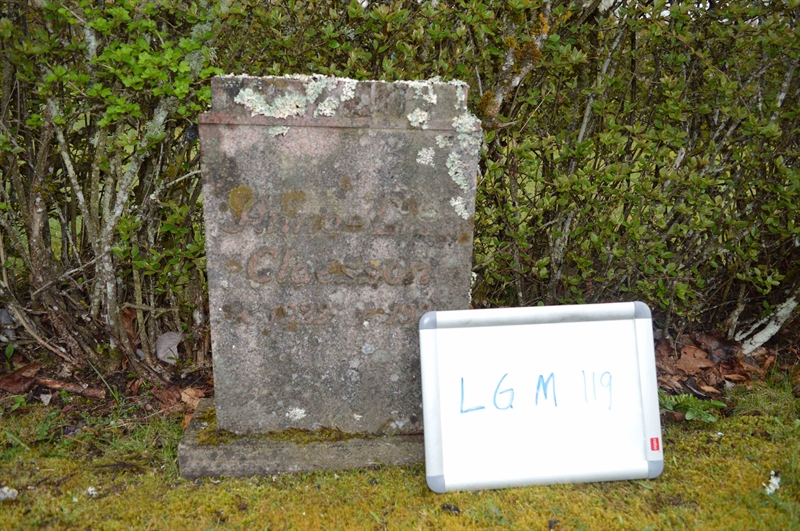 Grave number: LG M   119