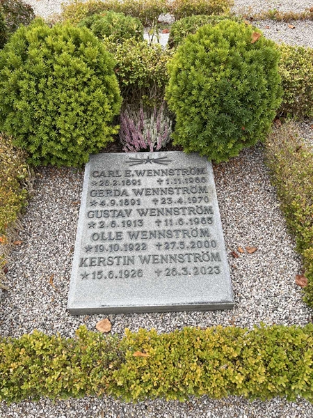 Grave number: VK I:u    27