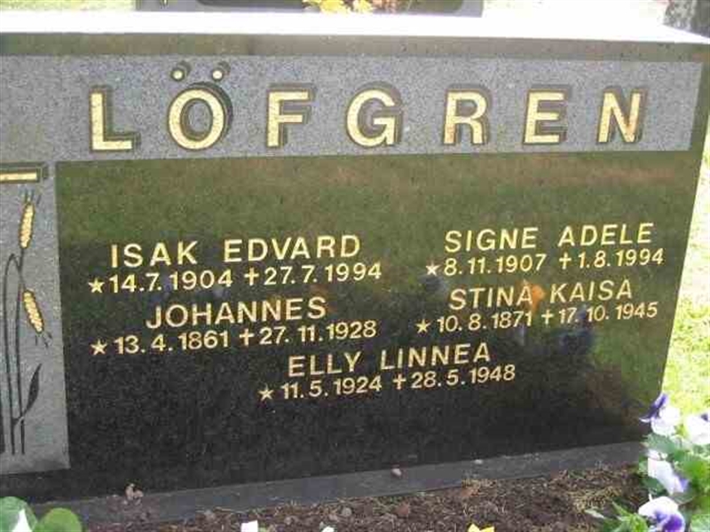 Grave number: 1 GC 06     64A,    64B,    64C