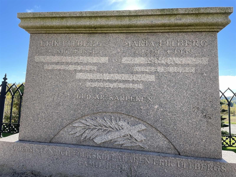 Grave number: H 1    75