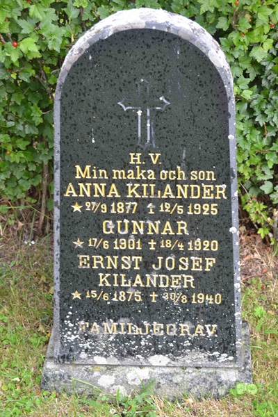 Grave number: 1 J   313