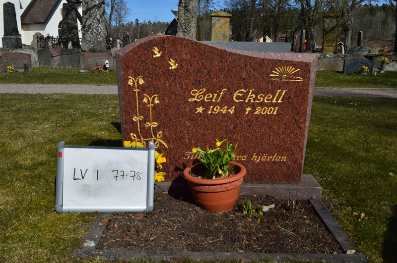 Grave number: LV I    77, 78