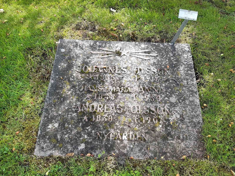 Grave number: Fr 1   650-651