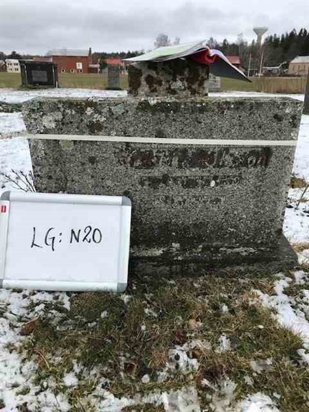 Grave number: LG N    20