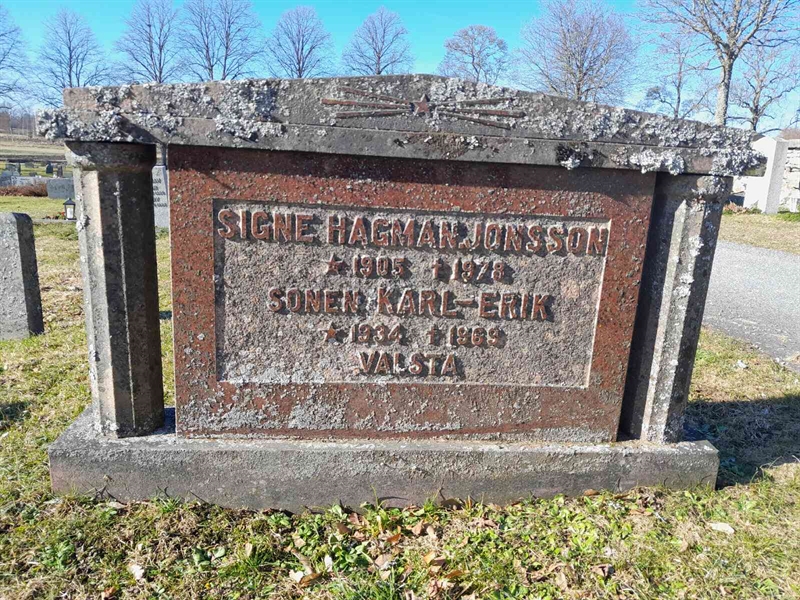 Grave number: 1 G  2274-2275