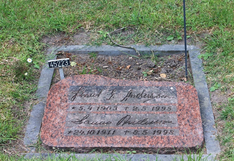 Grave number: Ö 45   223