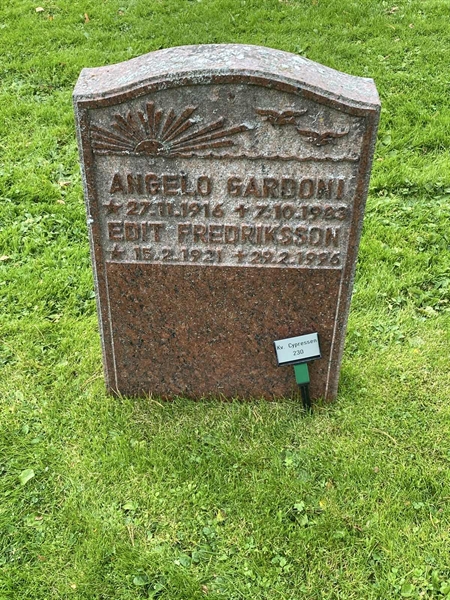 Hautatunnus: 2 C   230