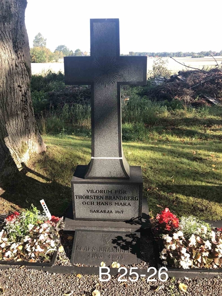 Grave number: AK B    25, 26