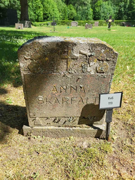 Grave number: Jä 06   119