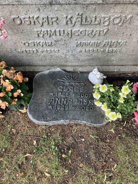 Grave number: Kärn ga pers   500