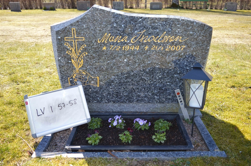 Grave number: LV I    57, 58