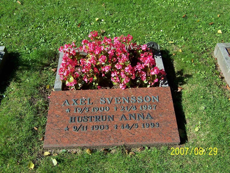 Grave number: 1 3 U1    84