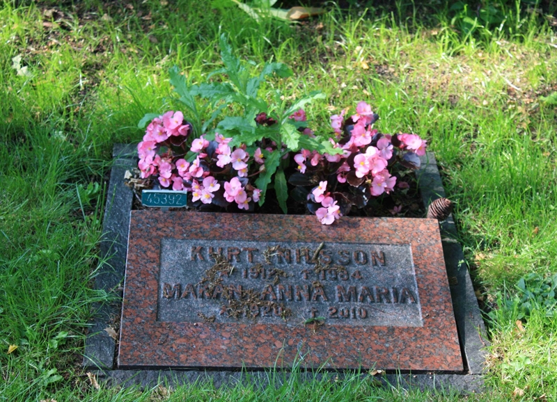 Grave number: Ö 45   392