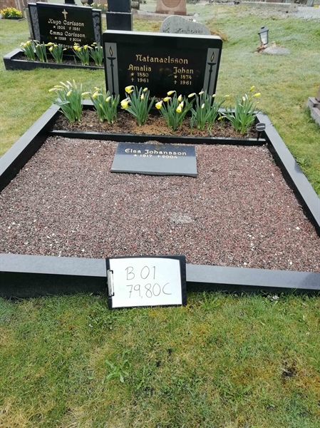 Grave number: B 01    79, 80