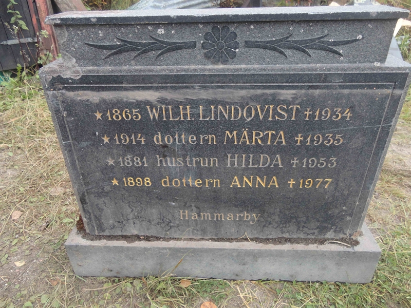 Grave number: 1 B   403