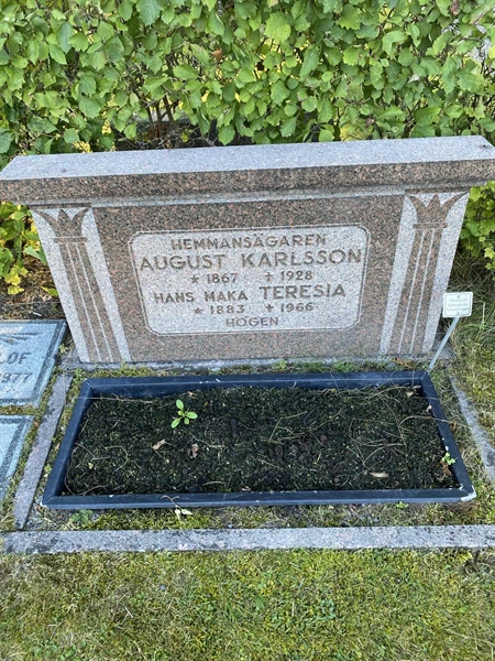 Grave number: V 13    45-46