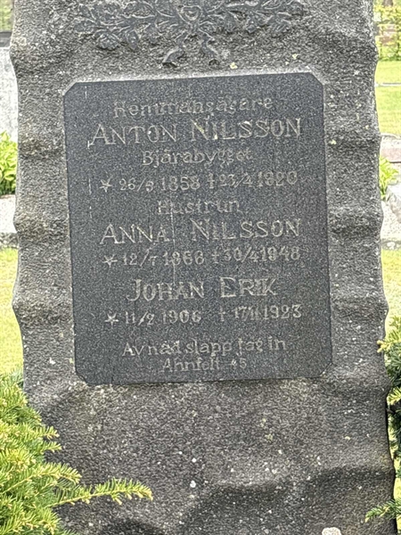 Grave number: SKF A    76, 77, 78