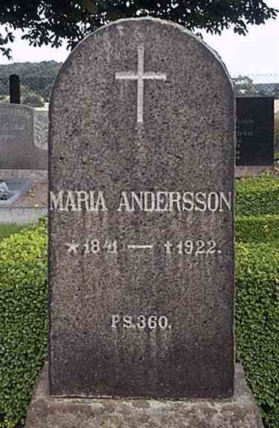 Grave number: RK D   136