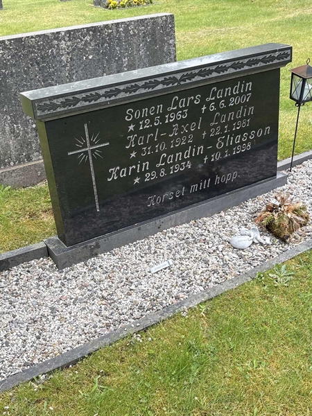 Grave number: SKF B   133, 134