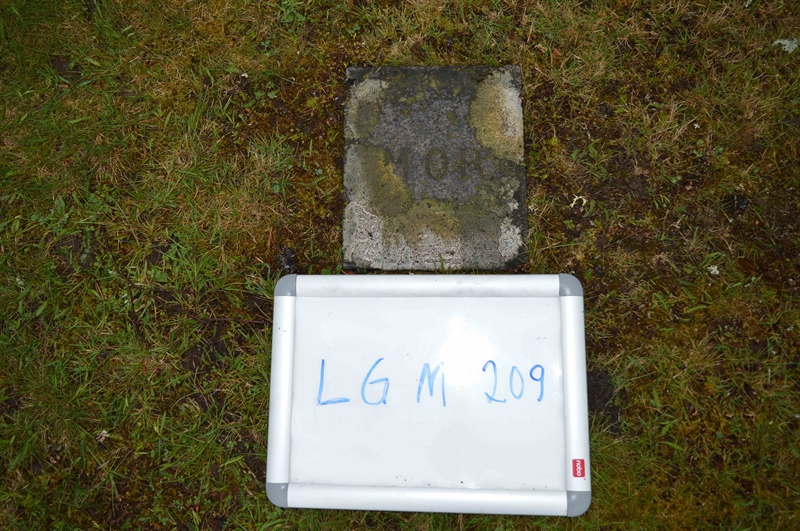 Grave number: LG M   209