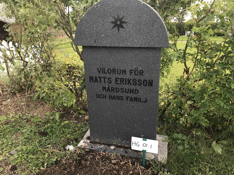 Grave number: HG 01     1