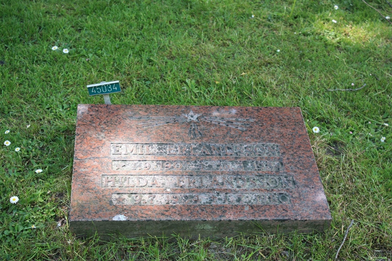 Grave number: Ö 45    34