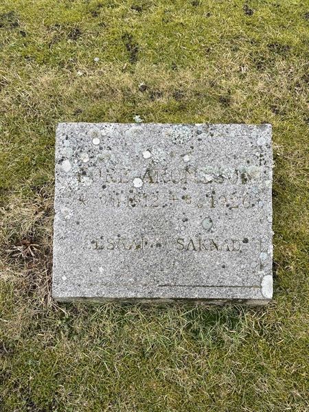 Grave number: HA F    43