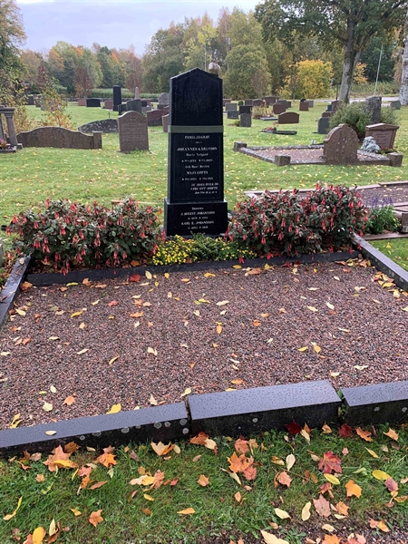 Grave number: Lå G C   583, 584, 585
