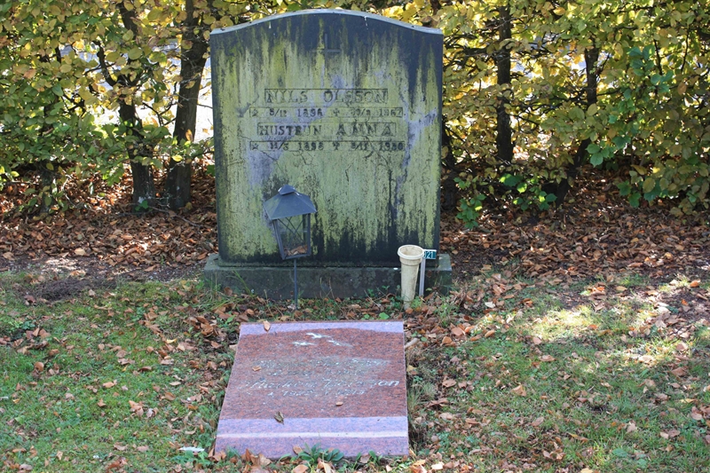 Grave number: Ö 26y    21a, 21b, 21c