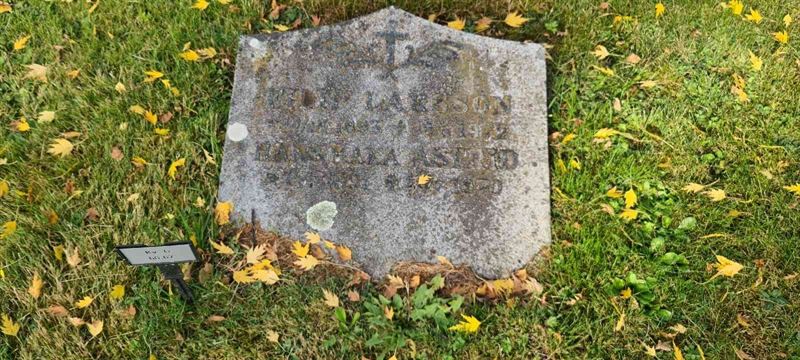 Grave number: M G   66, 67